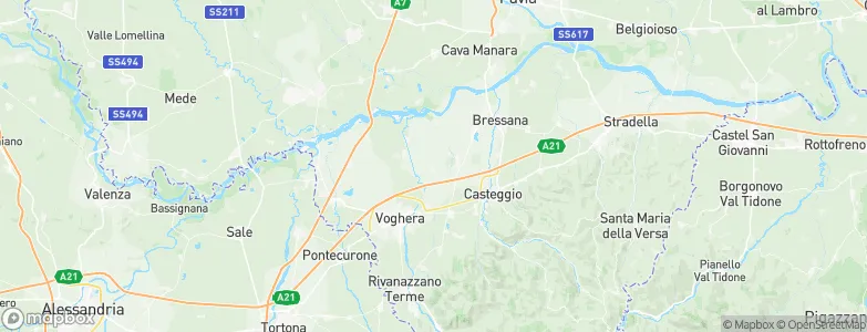 Pizzale, Italy Map