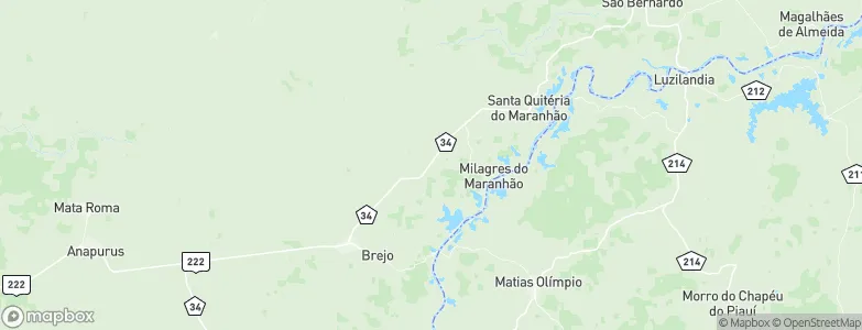Placas, Brazil Map