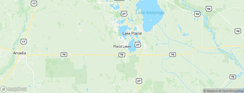 Placid Lakes, United States Map