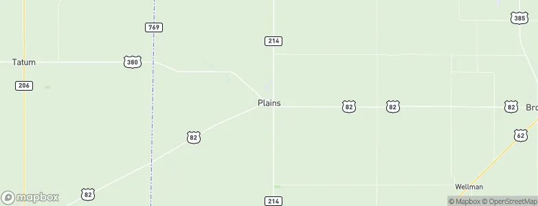 Plains, United States Map