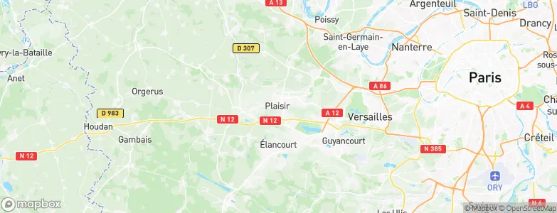 Plaisir, France Map