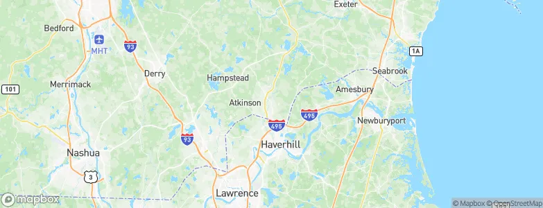 Plaistow, United States Map