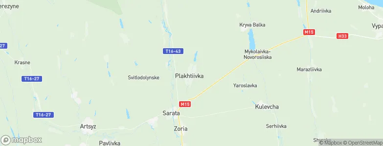 Plakhtiyivka, Ukraine Map