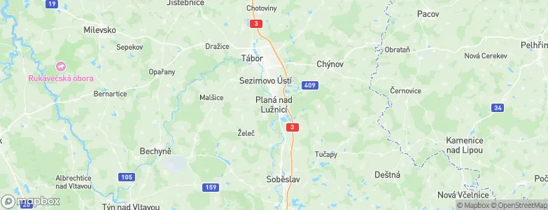 Planá nad Lužnicí, Czechia Map