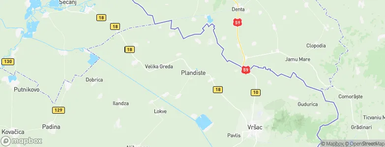 Plandište, Serbia Map