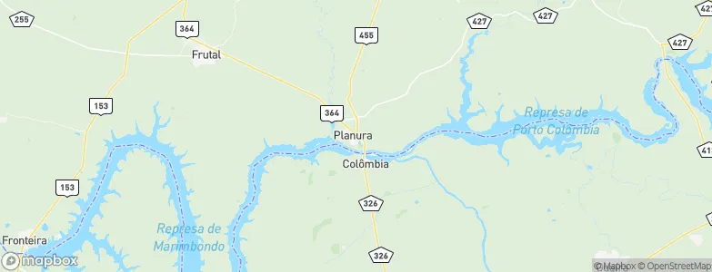 Planura, Brazil Map