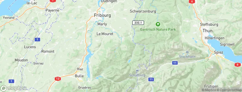 Plasselb, Switzerland Map