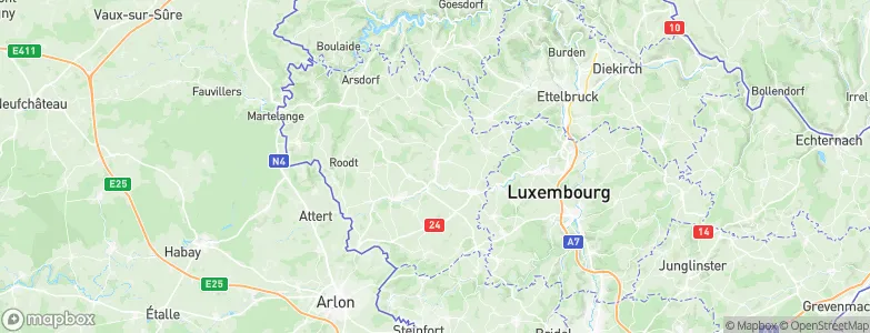 Platen, Luxembourg Map