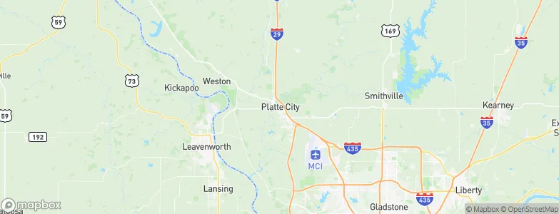 Platte City, United States Map