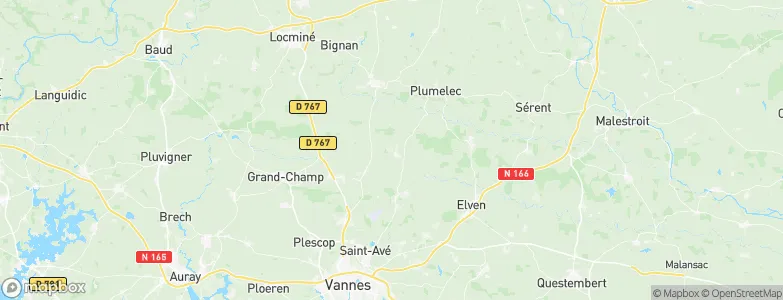 Plaudren, France Map
