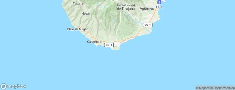 Playa del Ingles, Spain Map
