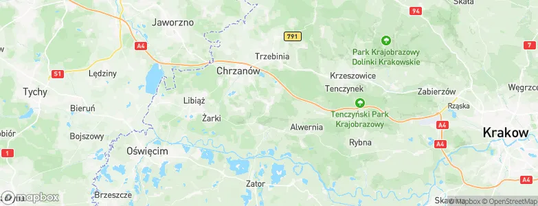 Płaza, Poland Map