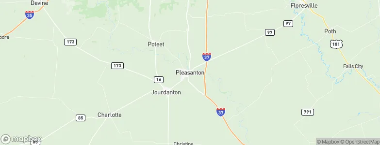 Pleasanton, United States Map