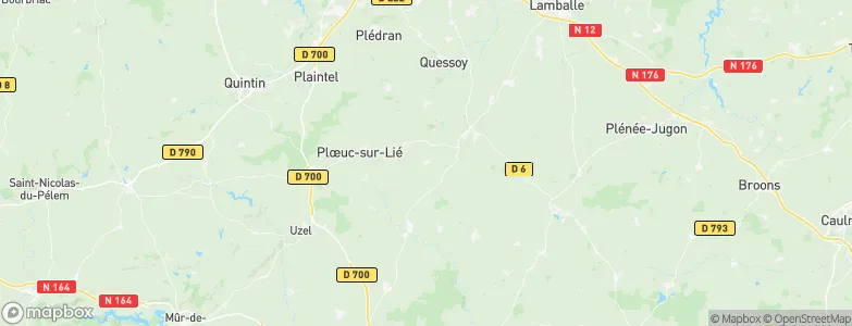 Plémy, France Map