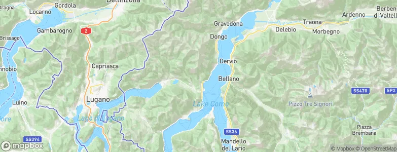 Plesio, Italy Map