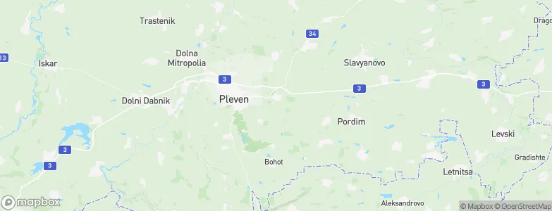 Pleven, Bulgaria Map
