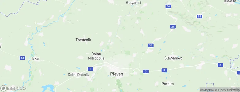 Pleven, Bulgaria Map