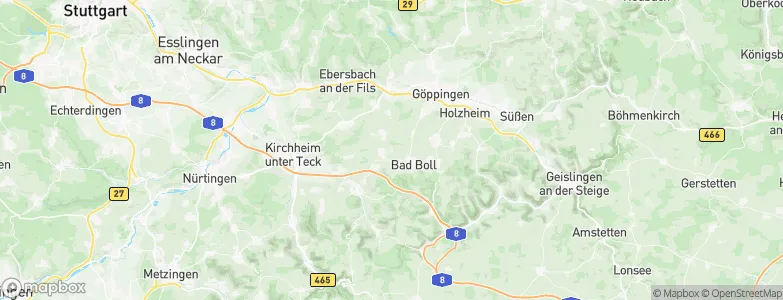 Pliensbach, Germany Map