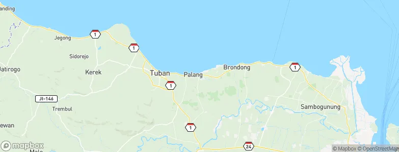 Pliwetan, Indonesia Map