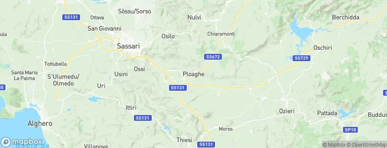 Ploaghe, Italy Map