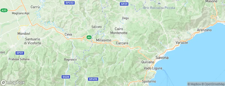 Plodio, Italy Map