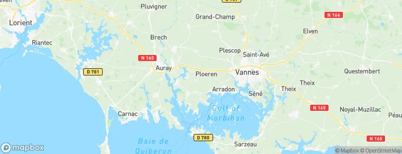 Ploeren, France Map