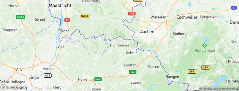 Plombières, Belgium Map