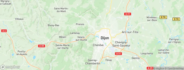 Plombières-lès-Dijon, France Map