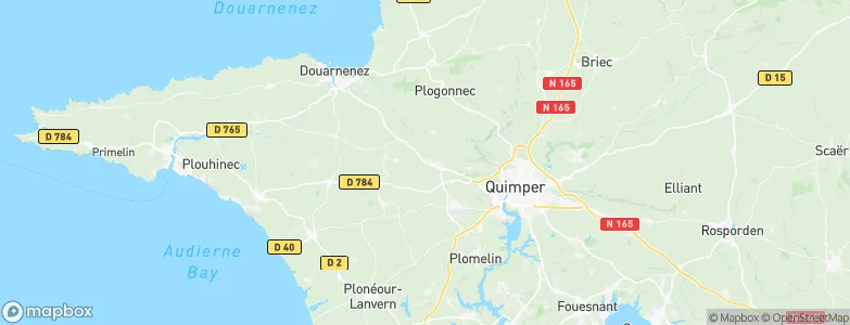 Plonéis, France Map