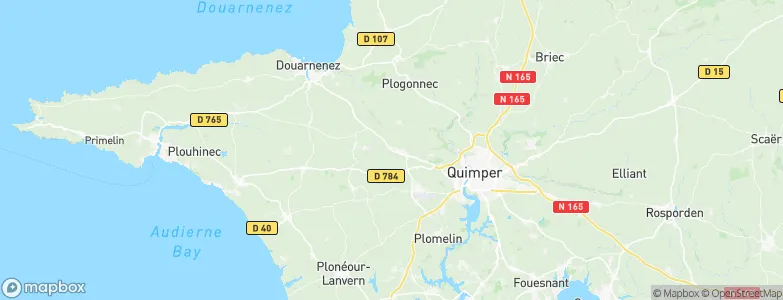 Plonéis, France Map