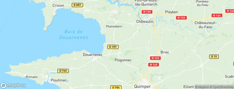 Plonévez-Porzay, France Map