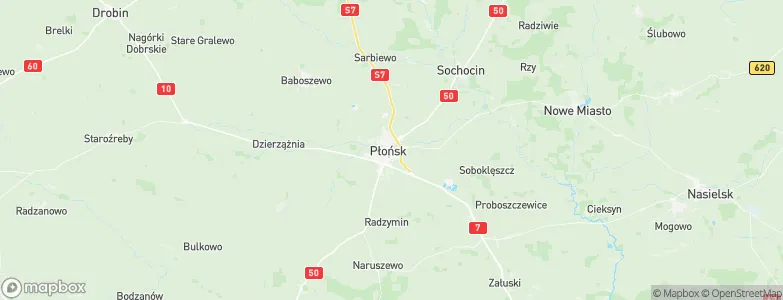 Płońsk, Poland Map