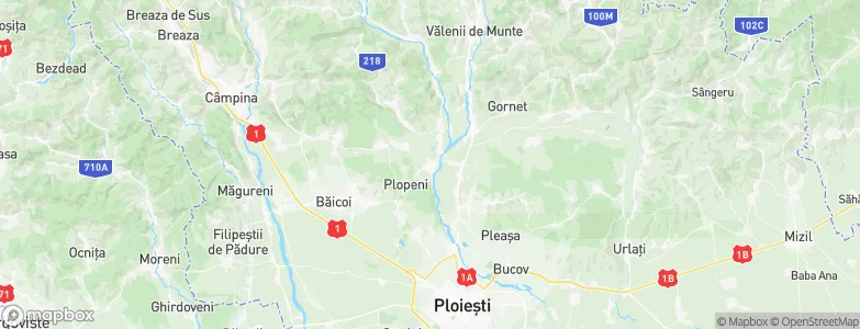 Plopeni, Romania Map