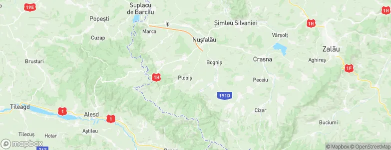 Plopiş, Romania Map