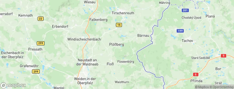 Plößberg, Germany Map