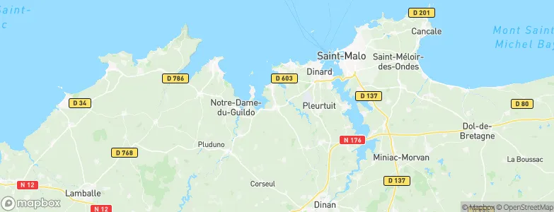 Ploubalay, France Map