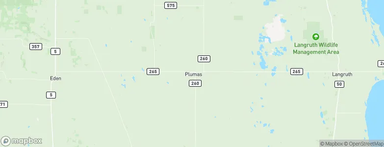 Plumas, Canada Map