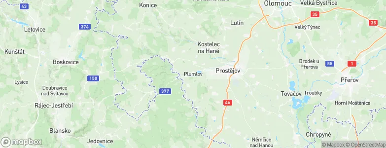 Plumlov, Czechia Map