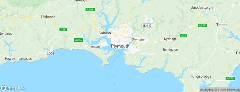 Plymouth, United Kingdom Map
