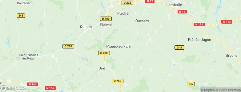 Plœuc-L'Hermitage, France Map