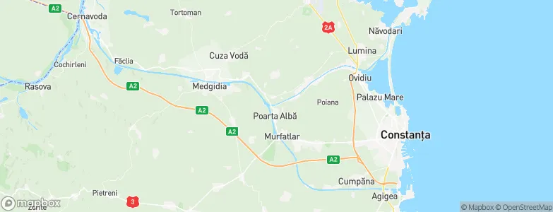 Poarta Albă, Romania Map