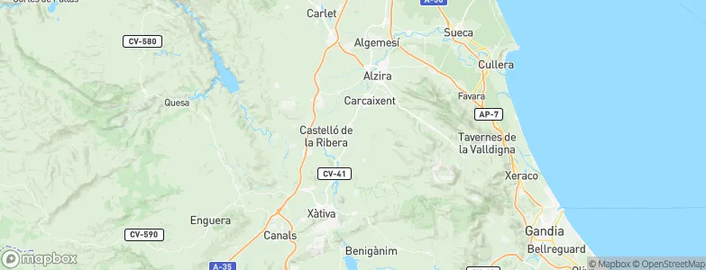 Pobla Llarga, la, Spain Map