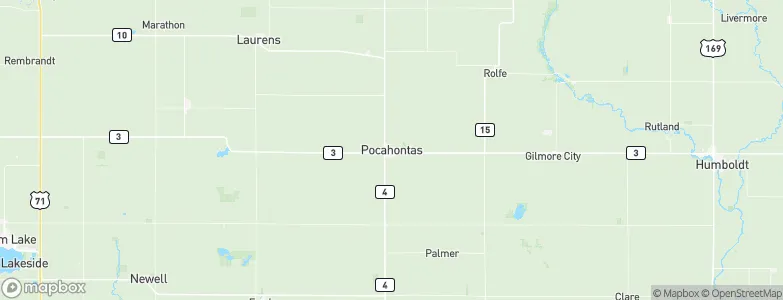 Pocahontas, United States Map