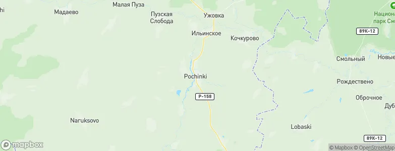 Pochinki, Russia Map