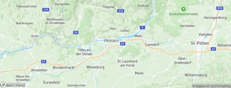 Pöchlarn, Austria Map