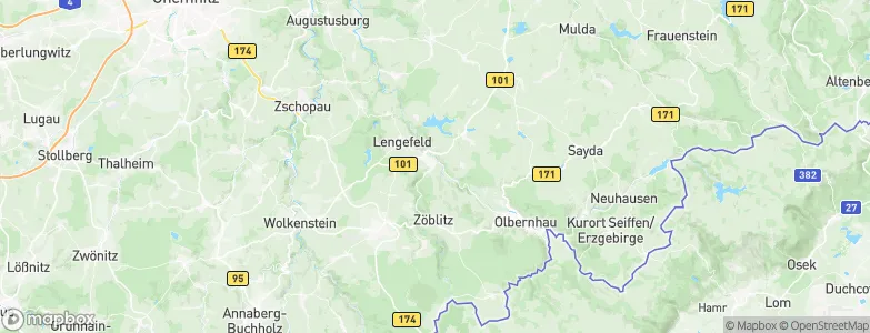 Pockau, Germany Map