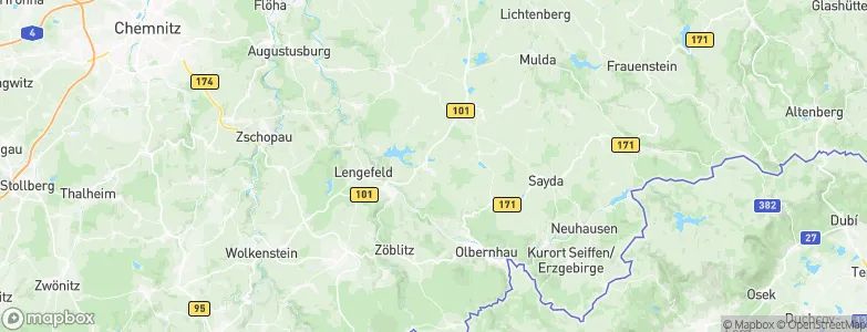 Pockau, Germany Map