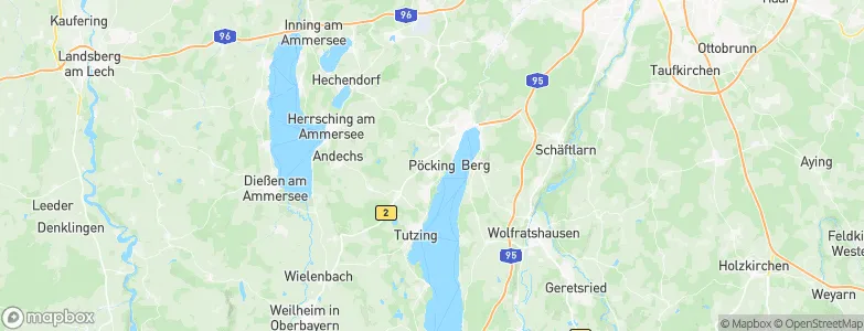 Pöcking, Germany Map