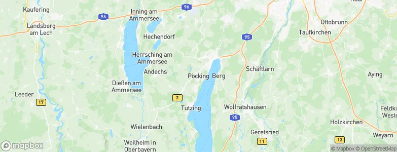 Pöcking, Germany Map