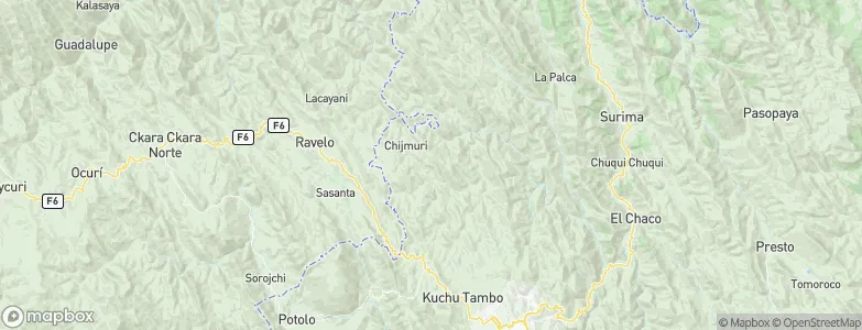 Pocpo, Bolivia Map